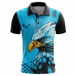 Polo de pêche pour homme à séchage rapide, imprimé par sublimation personnalisée, respirant, motif poisson, manches courtes, sport, golf, t-shirt polo - Product Image 6