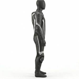 Combinaison de moto en cuir de haute qualité, directement de l'usine, combinaison de course pour motards, OEM, combinaison de moto deux pièces, équipement de conduite sur mesure - Product Image 2