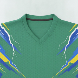 Conjunto de uniforme de cricket multicolor, camiseta polo personalizada sublimada para equipo, pantalones deportivos a juego, ropa de alto rendimiento. - Product Image 6