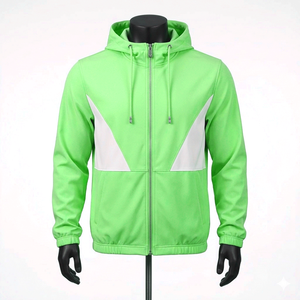 Chaqueta Deportiva Impermeable con Cierre y Cuello Alto, Personalizable con Etiqueta, para Hombre, Unisex - Product Image 1