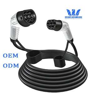 Cable de Carga para Vehículos Eléctricos Tipo 2 a Tipo 2 de 16A y 22kW, 5m, Nuevo, con Certificación CE, Suministro de Fábrica, Se Acepta Logotipo Personalizado - Product Image 3