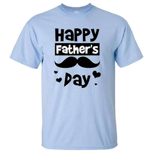 T-shirt élégant pour la fête des pères avec imprimé tendance, tissu léger et coupe confortable - Product Image 1