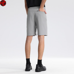 Men's Quick Dry Twill Cargo Shorts <b>Elastic</b> Drawstring Mid-Length Casual Outdoor Fishing Shorts Wholesale Sportswear Swim - Product Image 2