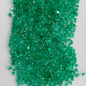 Ónix Verde Natural, Corte Pera de 3x2MM, Gema Suelta de la Mejor Calidad para Joyería, Gemas de Red Mountain - Product Image 4