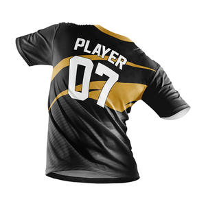 Camisetas de Fútbol Personalizadas para Clubes Masculinos, Ligeras, Transpirables, que Absorben la Humedad, Antibacterianas, con Impresión por Transferencia de Calor - Product Image 6