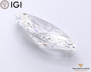 Diamante Cultivado en Laboratorio CVD de Color F y Claridad VVS1, 2.50 Quilates, con Certificado IGI, Corte Marquesa, para Anillo Solitario, Regalo - Product Image 5