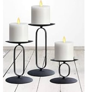 Porte-bougie décoratif fait main, support de décoration de table, finition dorée, taille personnalisée, porte-bougie suspendu en métal - Product Image 4