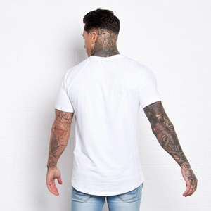 Camiseta de hombre recién llegada, buena calidad, cuello redondo, manga corta, camisetas de hombre con talla personalizada en venta - Product Image 2