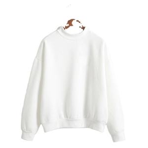 Sudadera Rosa de Cuello Redondo para Mujer, Color Sólido, Tejida, Manga Larga, Transpirable, para Otoño - Product Image 2