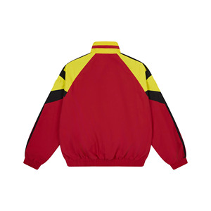 เสื้อแจ็คเก็ตวินด์เบรกเกอร์ไนลอนสไตล์วินเทจเรโทรสำหรับผู้ชาย ลายฟุตบอล บาสเก็ตบอล ไซส์ใหญ่ สีสันตัดกัน สไตล์ยุค 80s 90s - Product Image 2