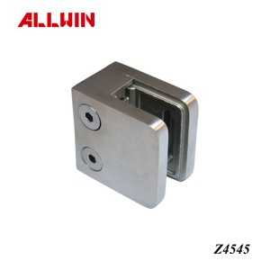 Square Stainless Steel Security Pin Glass Clamp for Glass Security Plate Inch Measurement System - Product Image 4