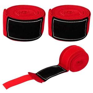 Custom Elastic Boxing Hand Wraps with Cotton/Nylon Material Breathable Design Custom Logo - Product Image 1