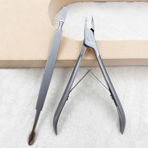 Professional Stainless Steel <b>Nail</b> Clippers Flat Straight Blade Sharp Tip For Finger Adult Use Simple Style <b>Nail</b> <b>Tool</b> - Product Image 2