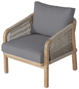 Juego de sillones de cuerda modernos de mejor valor Durable, cómodo marco de madera de acacia con cojines Patios al aire libre, hoteles de Vietnam - Product Image 2