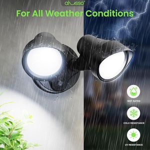 Lampada di Sicurezza per Esterni 25W da Crepuscolo all'Alba, 2000LM IP65, 3CCT 3000K/4000K/6000K, Certificata ETL - Product Image 5
