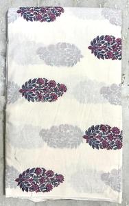 Tela ligera de algodón estampada a mano de la India, tela de algodón suave con estampado a mano, proveedor mayorista de exportación, proveedor de pedidos al por mayor - Product Image 2