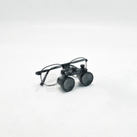 Loupe dentaire éclairée par LED 2,5x 3,5x avec filtre jaune, alimentation électrique, loupes chirurgicales médicales avec lumière d'inspection