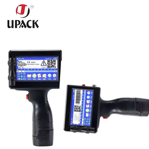 Imprimante jet d'encre portable intelligente UPACK 25,4 mm avec écran tactile, date d'expiration, numéro de série numérique, machine de codage par lots pour cartons - Product Image 2
