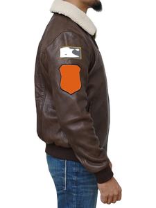 Genuine Cowhide Leather Jacket Men Zipper-Front Leather Men's Jackets & Coats Windproof Leather Jacket and Coats for Men - Product Image 6