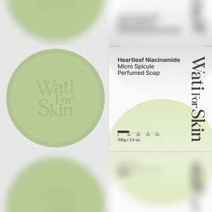 Savon en barre coréen K-Beauty Whatiforskin Heartleaf Niacinamide Micro-Spicule Parfumé Fabriqué en Corée - Product Image 6