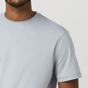 Camiseta de Cuello Redondo para Hombre, Alta Calidad, Venta al Por Mayor, con Diseño Personalizado, 100% Algodón, Precio de Fábrica Económico, Transpirable y Cómoda - Product Image 6