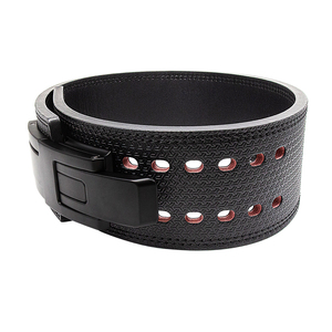 Cinturón de Levantamiento de Pesas de Cuero Resistente de Bajo MOQ, 10mm de Grosor, 4 Pulgadas, Soporte Fuerte para Powerlifting, Entrenamiento, Peso Muerto, Sentadillas, Press de Banca - Product Image 3
