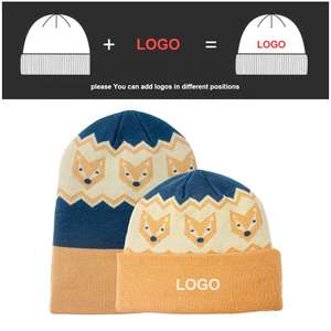 Gorro de Punto, Cómodo y Cálido para Invierno, con Diseño de Logotipo Bordado Personalizado, Gorros Jacquard - Product Image 5