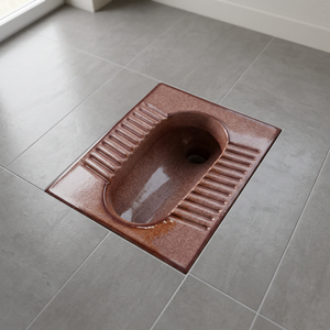 Vistaar Pink Magenta <b>Ceramic</b> Squatting <b>Pan</b> Orissa CT MD <b>Pan</b> Luxury Bathroom Indian Toilet Export Quality India - Product Image 2