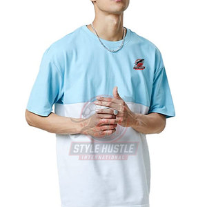Camisetas Extra Grandes para Hombre, de Corte Holgado, con Logotipo Personalizado, Último Diseño, Transpirables, 100% Algodón, Gran Venta - Product Image 4