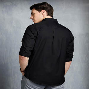 Prendas de punto de talla grande personalizadas con botones de manga corta de algodón de verano para hombre con logotipo, tejido suave transpirable - Product Image 5