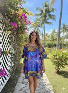 新トレンド高級コルカスタイルリバーシブルパーティーウィンターサマースプリングプレミアム竹繊維モスリンプリント女性用カフタン - Product Image 3