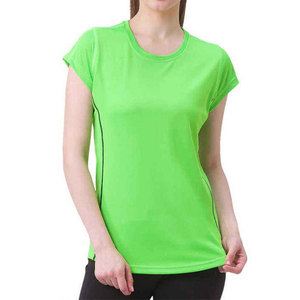 T-shirt classique à manches courtes et col rond pour femme – Qualité supérieure, nouveau style, en coton uni, vente en gros - Product Image 5