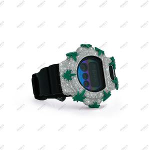 นาฬิกาหรูประดับเพชรโมอิสซาไนต์ ดีไซน์พรีเมียม เหมาะสำหรับเป็นของขวัญงานแต่งงานหรือหมั้น สำหรับทั้งชายและหญิง - Product Image 3