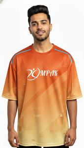 T-shirt décontracté urbain surdimensionné à sublimation pour hommes – Tendance streetwear populaire - Product Image 3