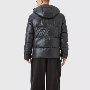 Fashion Custom Made Puffer Jacket Coat Winter <b>Wind</b> <b>Breaker</b> Black Men's Puffer Jacket 2027 Men's Hooded Puffer Jacket - Product Image 5