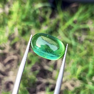 Turmalina Verde Corte Ovalado, Piedra Preciosa Natural Suelta para Joyería - Product Image 6