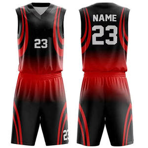 Durable Material High Quality 100% Polyester Breathable Plus Size Customized Basketball Uniform with <b>Unique</b> Design - Product Image 2