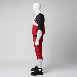 Conjunto de Sudadera con Capucha y Pantalones de Chándal de Nylon Personalizados OEM para Hombre y Mujer, Tallas Regulares y Grandes, Varios Colores, Chaqueta Cortavientos Apilada - Product Image 3