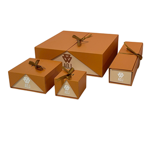Bio-degradable Materials Embossing Matt Lamination Gift Customizable Handmade Gold Foil Stamping Recyclable Kraft <b>Paper</b> Boxes - Product Image 1