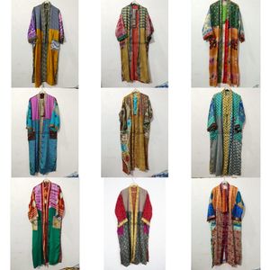 Women Comfortable Soft Silk Kimono Bridesmaid Dressing Gown Indian Pure Silk Kimono Japanese Silk Kimono Bridal <b>Beach</b> Cover <b>Robe</b> - Product Image 1