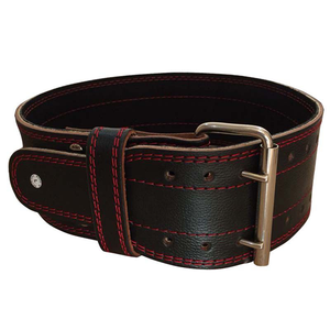 Adjustable Black Weightlifting <b>Belt</b> With Buckle Closure For Strength Training And Weight Lifting Support Unisex Waist <b>Belt</b> - Product Image 2