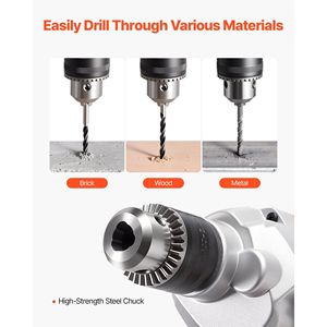 Trapano Elettrico a Filo da 5/8 Pollici con Miscelatore, 0-850 RPM, 5.8A, con Impugnatura a D, Macchina Miscelatrice - Product Image 4