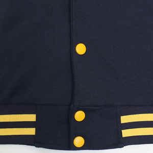 Chaqueta Varsity de Invierno de Forro Polar Estilo Cool Personalizada, Chaqueta Bomber de Béisbol de Cuero para Hombre, en Oferta - Product Image 4