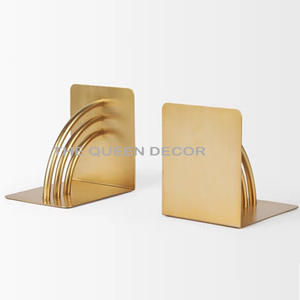 Sujetalibros de Aluminio con Acabado Personalizado, Decorativo, Artístico, Diseño Moderno, Hecho a Mano, para Oficina, Estudio, Biblioteca - Product Image 4