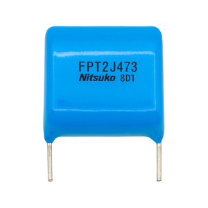 Hot-Selling Sample 10 Pieces Nitsuko Brand FPT Series High Temperature Metallized Polypropylene <b>Film</b> <b>Capacitor</b> 630VDC - Product Image 1