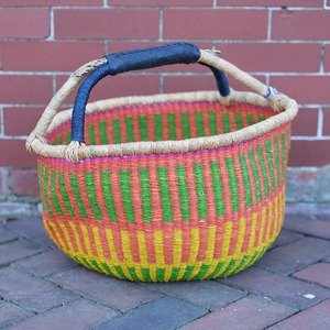 <b>Large</b> Vintage Seagrass African Market <b>Storage</b> <b>Basket</b>-Eco-Friendly & Multifunction - Product Image 3