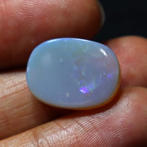Opale naturelle australienne de 13 carats, opale de Coober Pedy, pierre précieuse en vrac, opale à feu bleu, faite à la main pour la fabrication de bijoux - Product Image 5