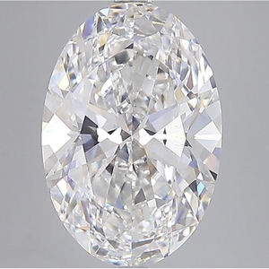 Diamant non monté certifié IGI 7.09 ovale VS1, diamant cultivé neuf - Product Image 1