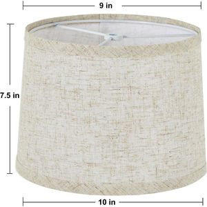 Confezione da 2 coperture e paralumi di ricambio in tessuto per lampade - Product Image 3