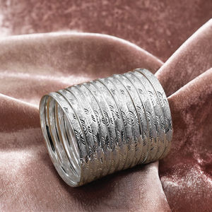 Bracelets en argent plaqué argent en gros, bracelets en argent traditionnels, bracelets tendance, bracelets en laiton plaqué argent, bracelets en argent personnalisés - Product Image 2